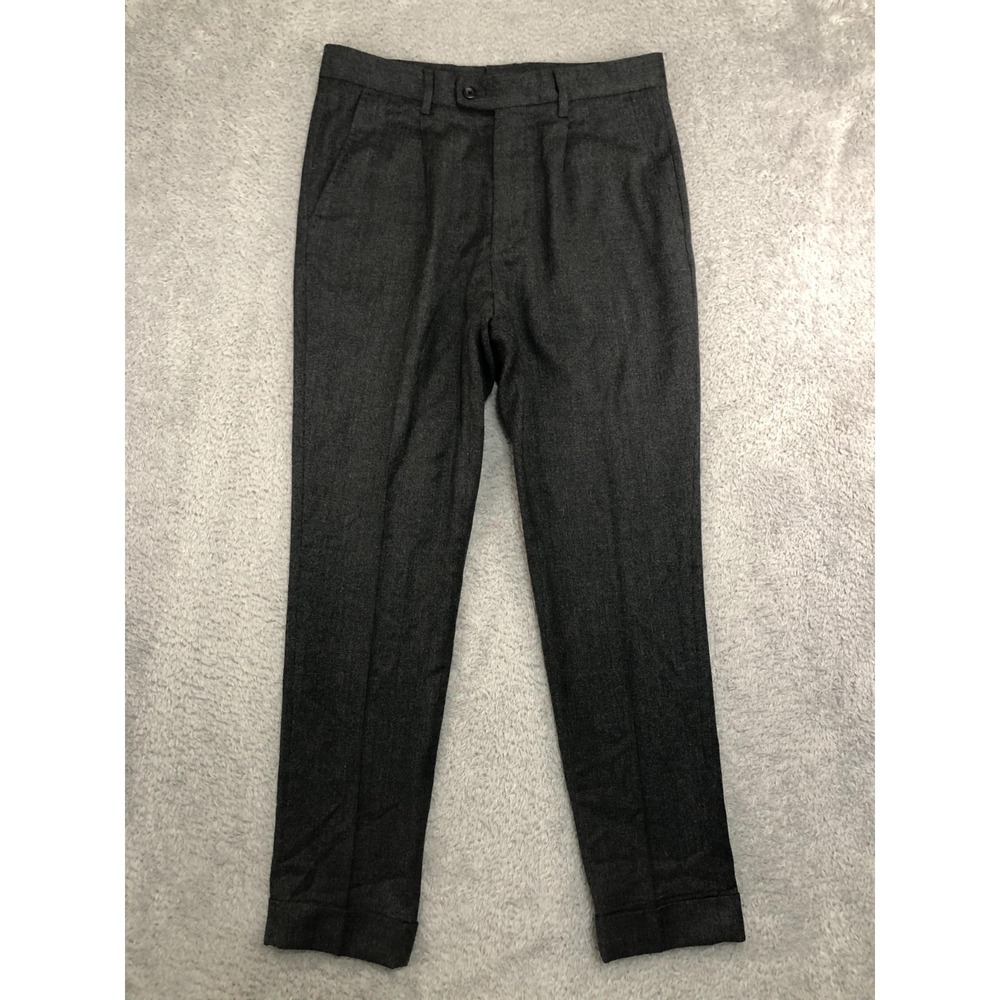 Men's Dark Gray Dress Pants - Classic Tailored Fit